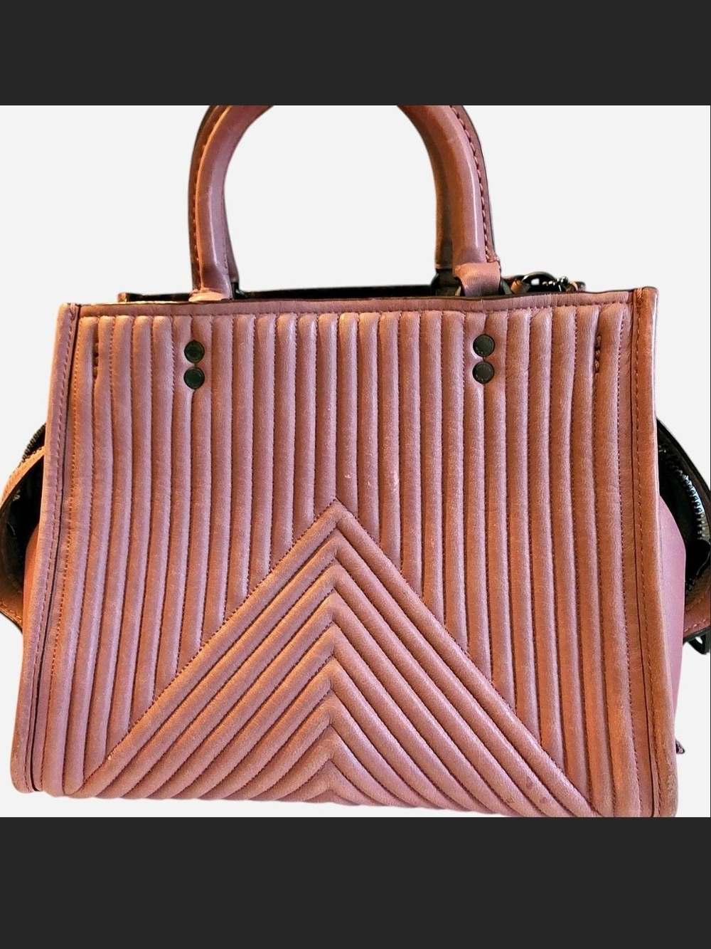 Coach 1941 ROGUE 25 Dusty Pink And Gunmetal - Picture 2 of 8